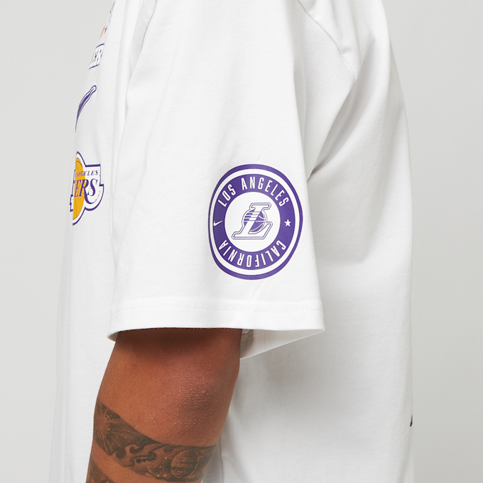 Nike NBA LAL MYMT Shortsleeve Tee biały 32665 4