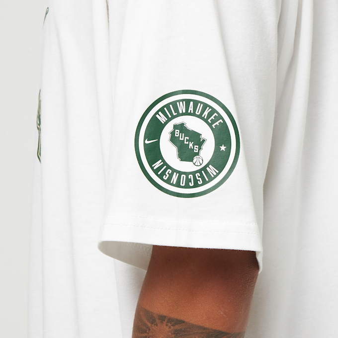 Nike NBA MIL VSY Shortsleeve Tee branco 32666 4
