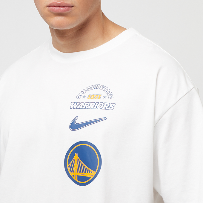 Nike Golden State Warriors Courtside NBA T-Shirt bianco 32669 3