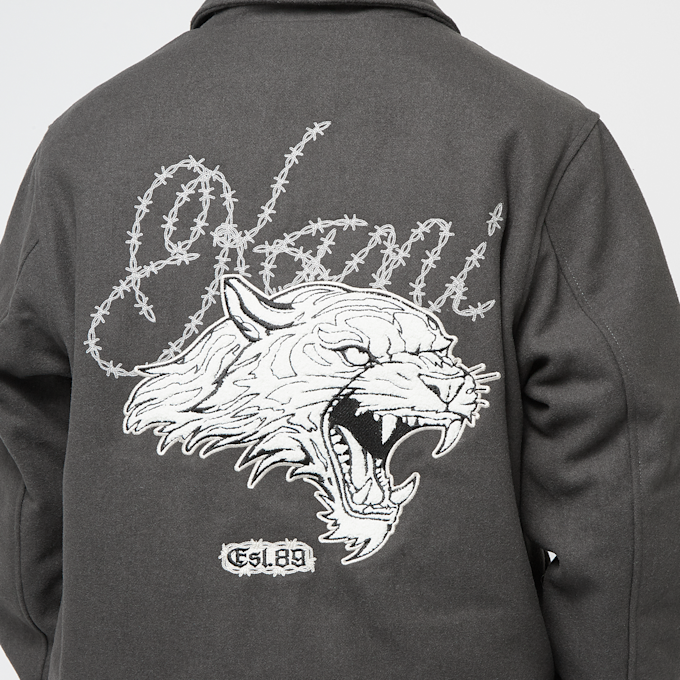 Karl Kani Snow Tiger College Jacket grijs 41368 5