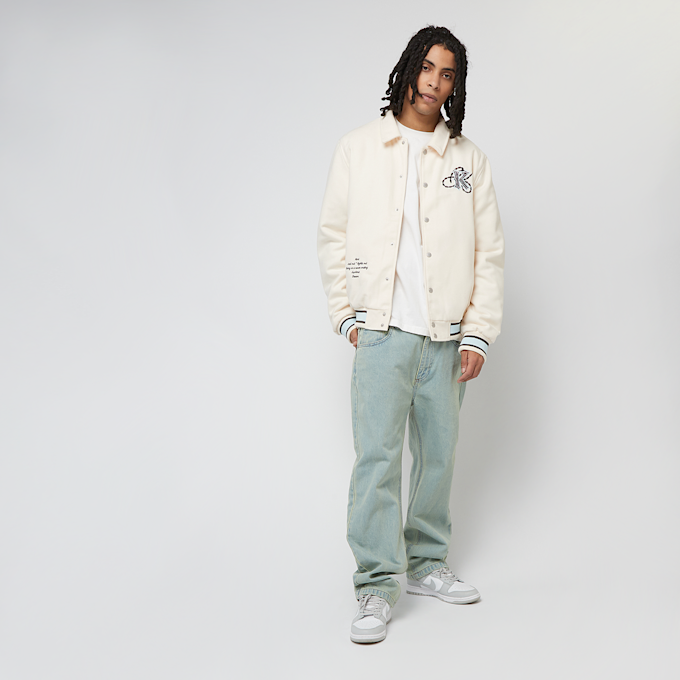Karl Kani Kani Snow Tiger College Jacket off-white/light blue beż 41369 6