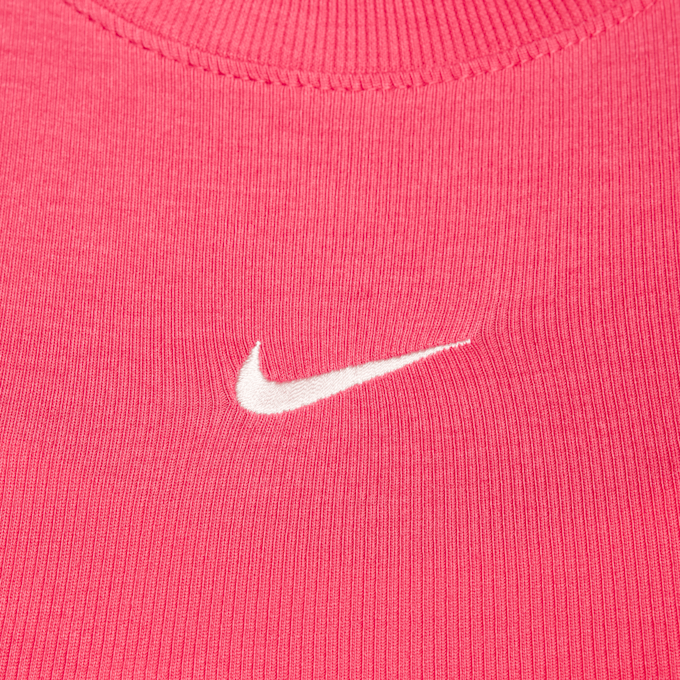 Nike Sportswear Essential Rib Crop Tanktop lichtroze 32714 4