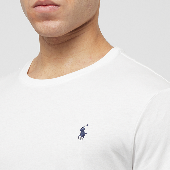 Polo Ralph Lauren Custom Slim Fit Jersey Crewneck T-Shirt weiß 32743 3