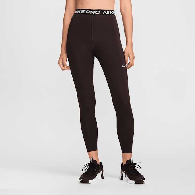 Nike Pro High-Waisted 7/8 Mesh-Paneled Leggings marrón 29506 1