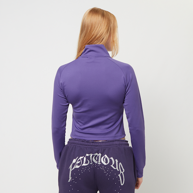 Felicious Cropped Jersey Cardigan pourpre 29676 2