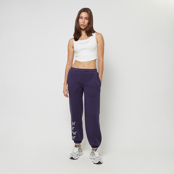 Felicious Cropped Tanktop Rhinestones blanc 29683 4