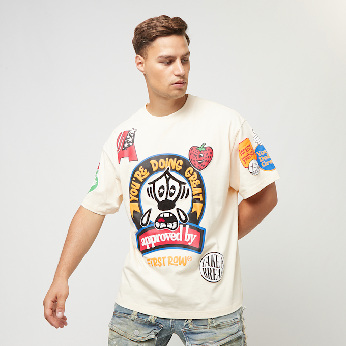First Row Ur Doing Great Tee beige 29693 1
