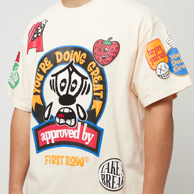 First Row Ur Doing Great Tee beige 29693 3