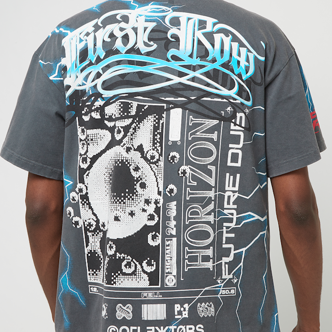 First Row Premium Tee W/Rhinestone grijs 29694 4
