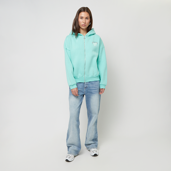 Felicious Regular Zipp Hoodie Lucky Girl turquesa 29697 5