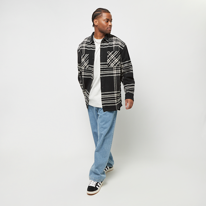 Urban Classics Long Oversized Checked Summit Shirt zwart 29764 5