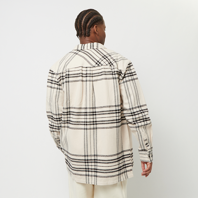Urban Classics Long Oversized Checked Summit Shirt beige 29777 2