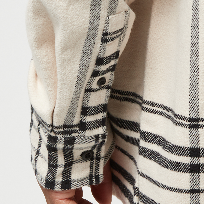 Urban Classics Long Oversized Checked Summit Shirt beige 29777 4