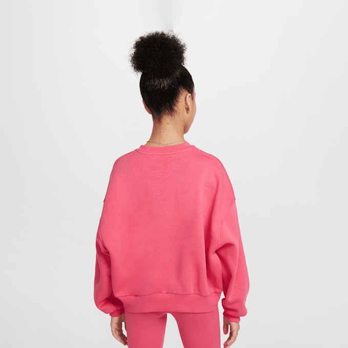 Nike Sportswear Club Fleece Boxy Crew Low Brand read roza 29817 2