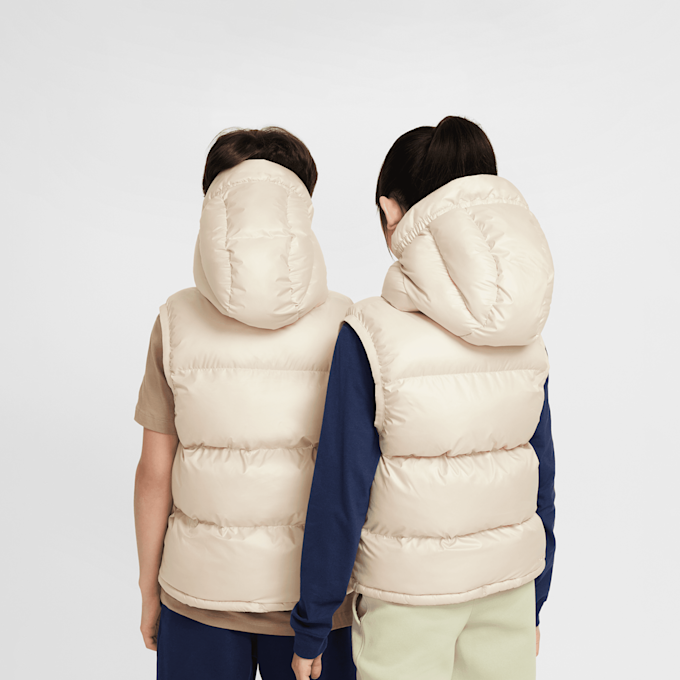 Nike JUNIOR K NSW TF RPL HGH SYNFL VEST UL sanddrift/hemp/hemp bež 29827 2