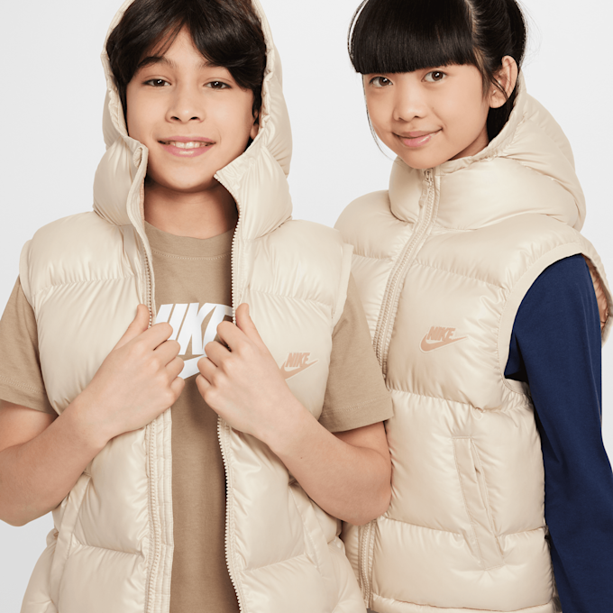 Nike JUNIOR K NSW TF RPL HGH SYNFL VEST UL sanddrift/hemp/hemp beige 29827 3