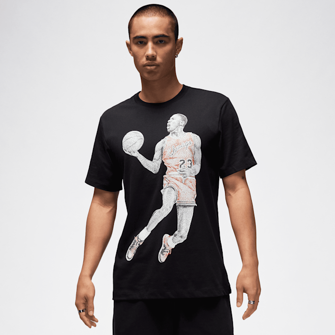 Jordan Brand Dot MJ Shortsleeve Crew czarny 29892 1