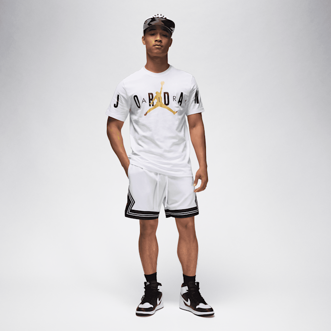 Jordan Air Stretch Shortsleeve Crew weiß 29904 4