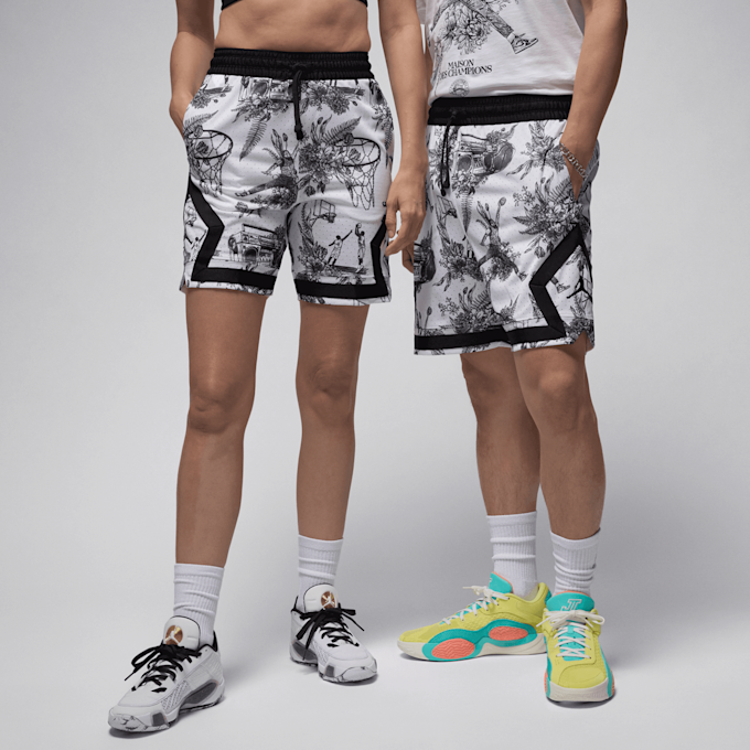 Jordan Dri-FIT AOP Diamond Shorts weiß 29911 1