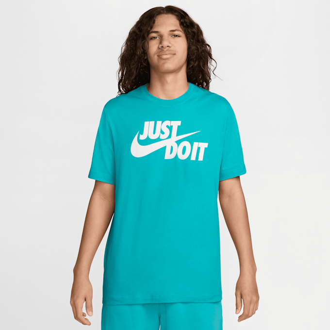 Nike Sportswear Just Do It T-Shirt turkusowy 29938 1