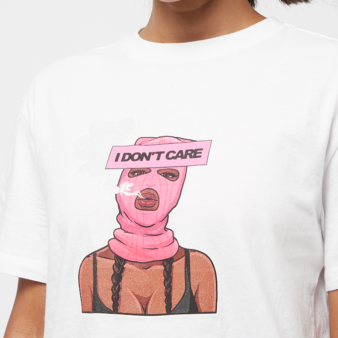 Miss Tee I Don't Care Tee bianco 29993 3