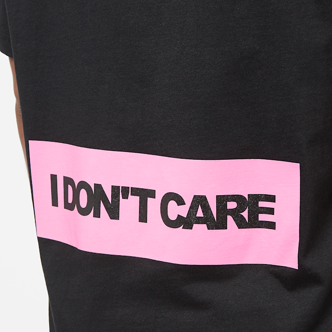 Miss Tee I Don't Care Tee nero 29996 4