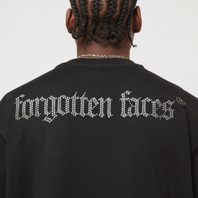 Forgotten Faces Diamond Skull Oversize Tee noir 30011 4