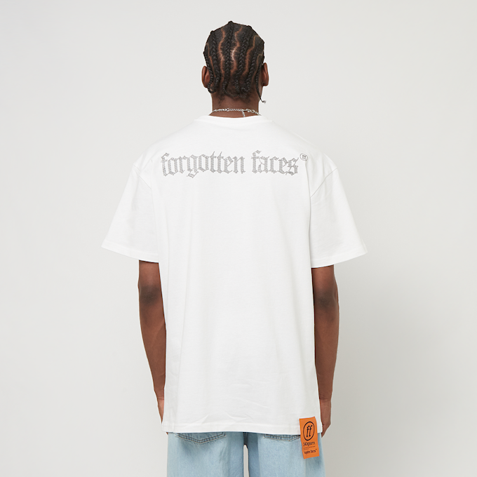 Forgotten Faces Diamond Skull Oversize Tee bianco 30014 2