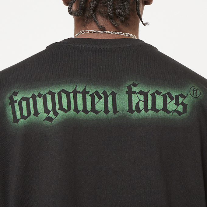 Forgotten Faces Green Empress Oversize Tee noir 30015 4