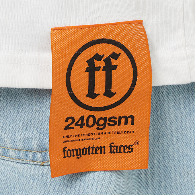Forgotten Faces Relict Of Time Oversize Tee branco 30016 5