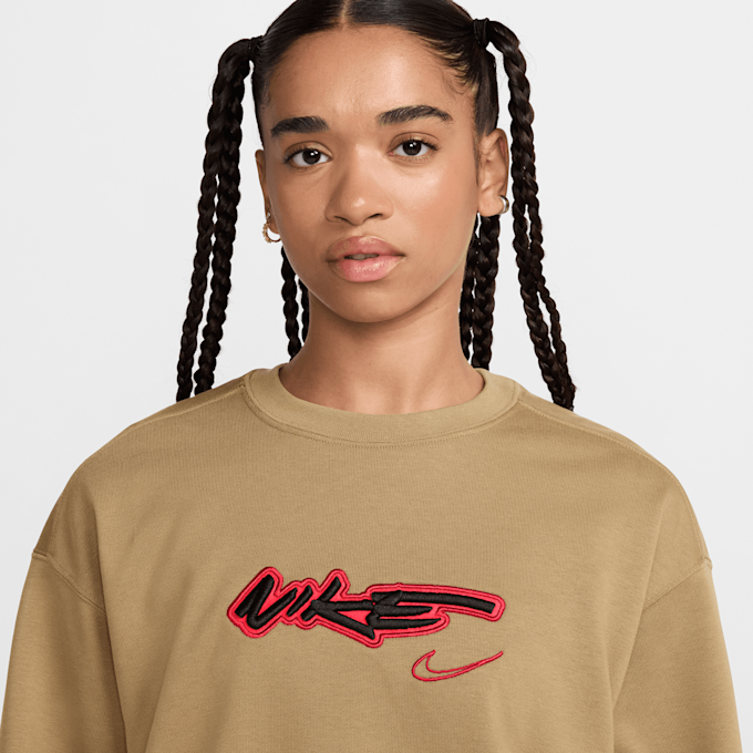 Nike Sportswear Breaking Loose French Terry Top bež 30121 3