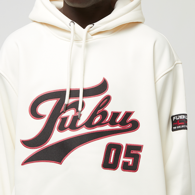 FUBU Varsity Mesh Hoodie beige 32783 3