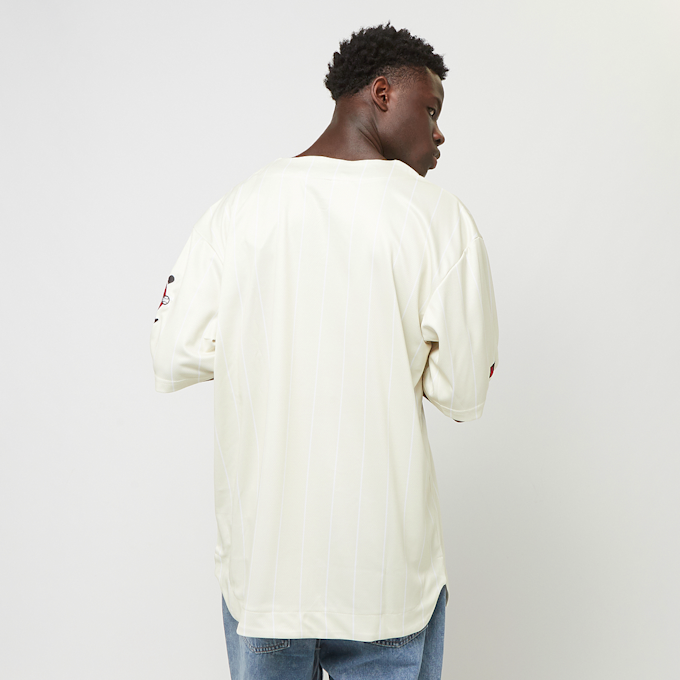 FUBU Varsity Baseball Jersey bege 32785 2