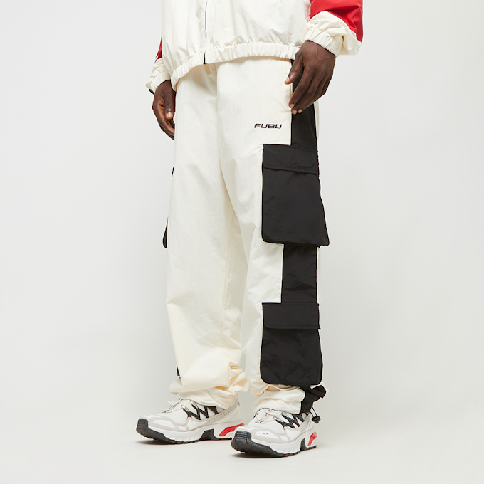 FUBU Corporate Cargo Trackpants beige 32789 1