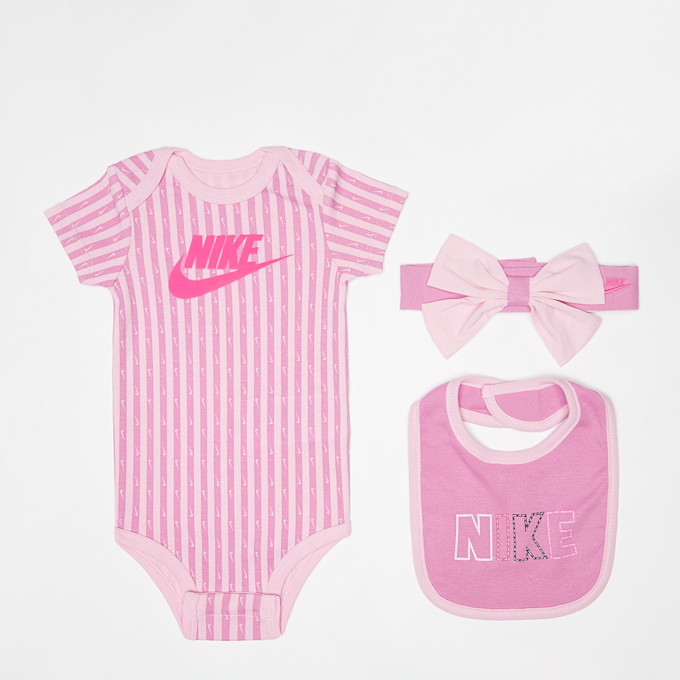 Nike Bodysuit Set (3 Piece) różowy 32915 1