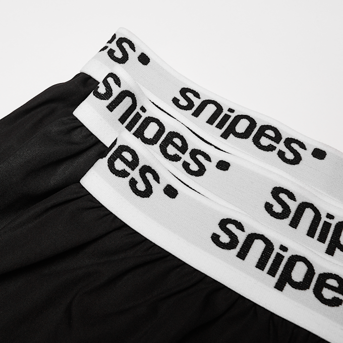 SNIPES 3 PACK - White Tape Woven Boxershorts noir 32934 2