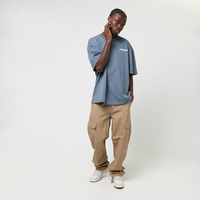 PEQUS Chest Logo T-Shirt blau 33013 4