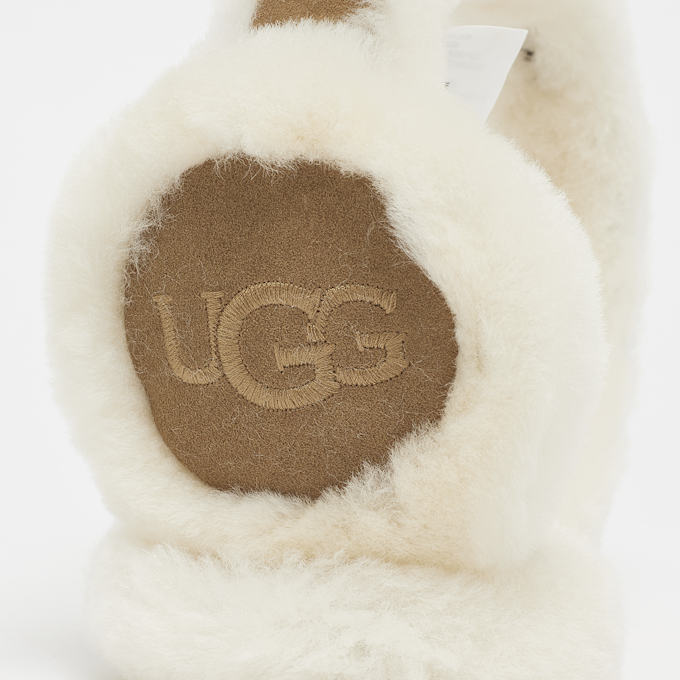 UGG Sheepskin Embroidery Earmuff beige 33087 3