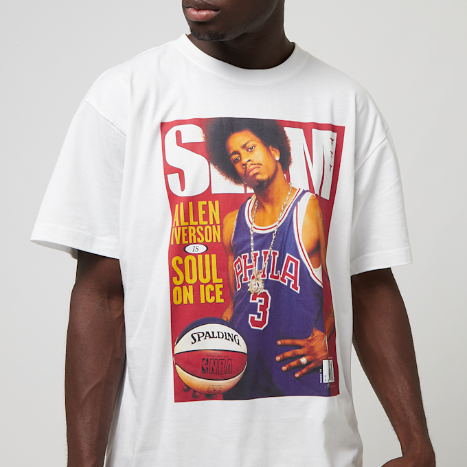 Mitchell & Ness Slam Cover Tee Philadelphia 76ers weiß 33116 3