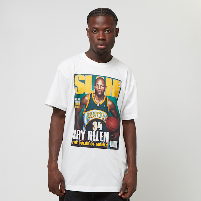 Mitchell & Ness Slam Cover Tee Seattle Supersonics weiß 33119 1