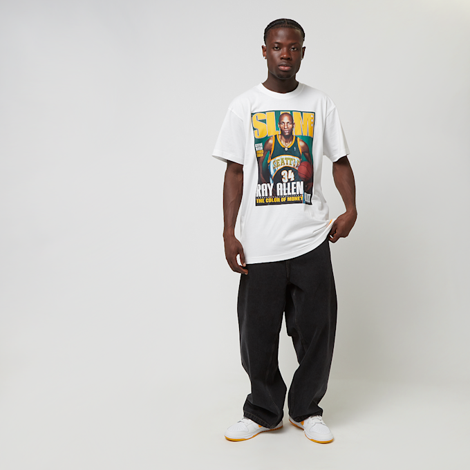 Mitchell & Ness Slam Cover Tee Seattle Supersonics weiß 33119 4