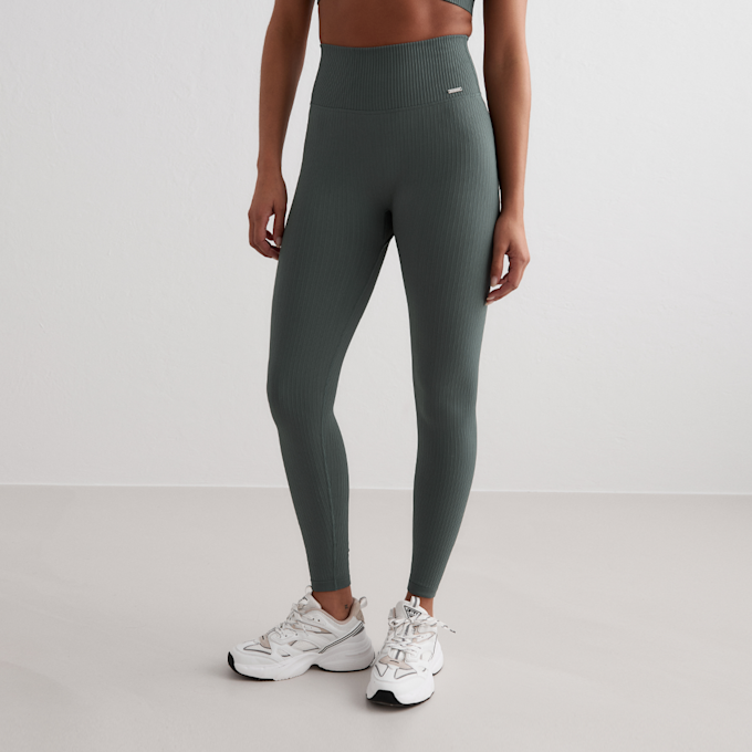 aim'n Ribbed Seamless Tights groen 33137 1