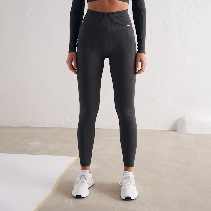 aim'n Ribbed Seamless Tights grijs 33138 1