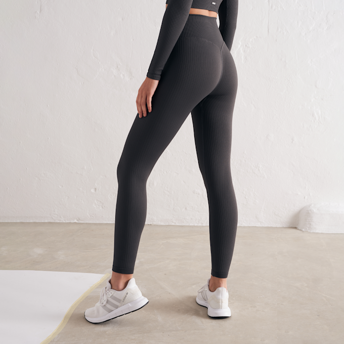 aim'n Ribbed Seamless Tights grijs 33138 2