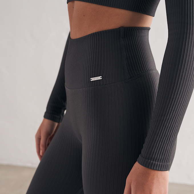 aim'n Ribbed Seamless Tights grijs 33138 3