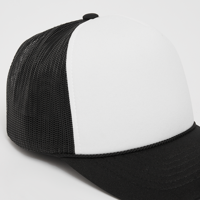 Flexfit Foam Trucker Cap Curved Visor zwart 33161 4