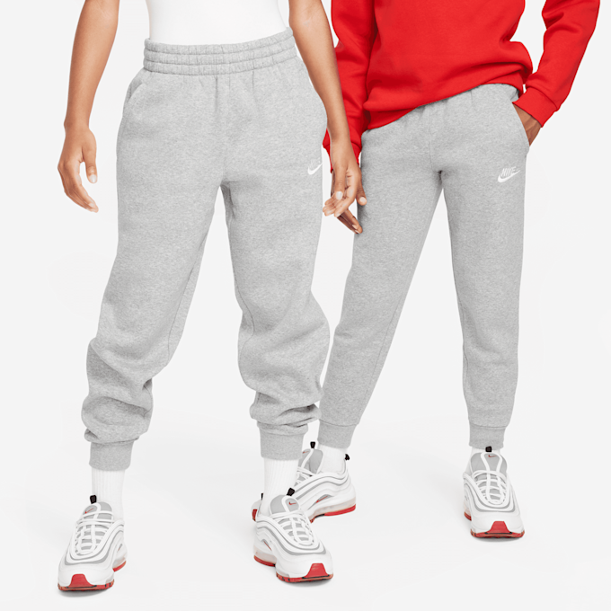 Nike JUNIOR K NSW CLUB FLC JGGR LBR dk grey heather/base grey/whi gris 33165 1
