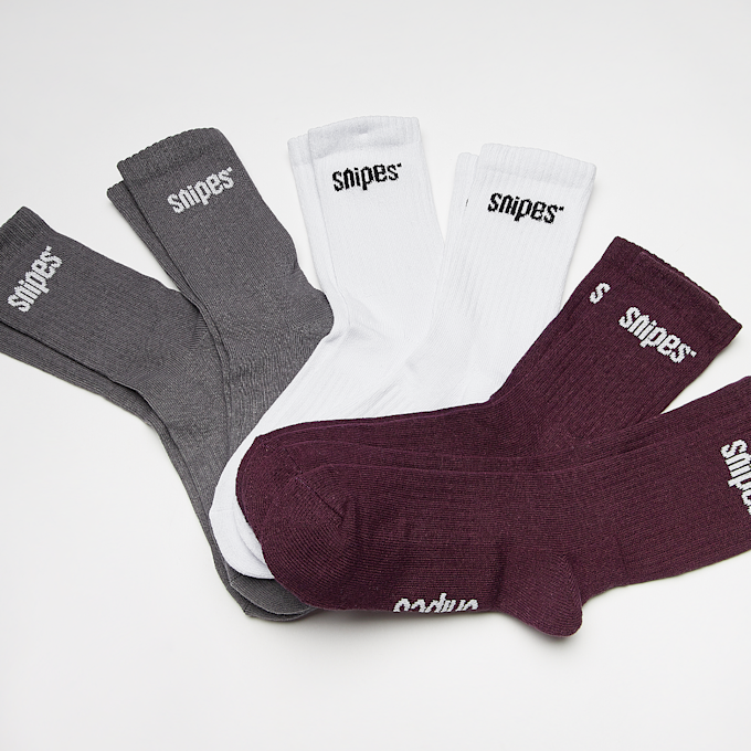 SNIPES 6 PACK - Small Logo Crew Socks multicolor 33177 2