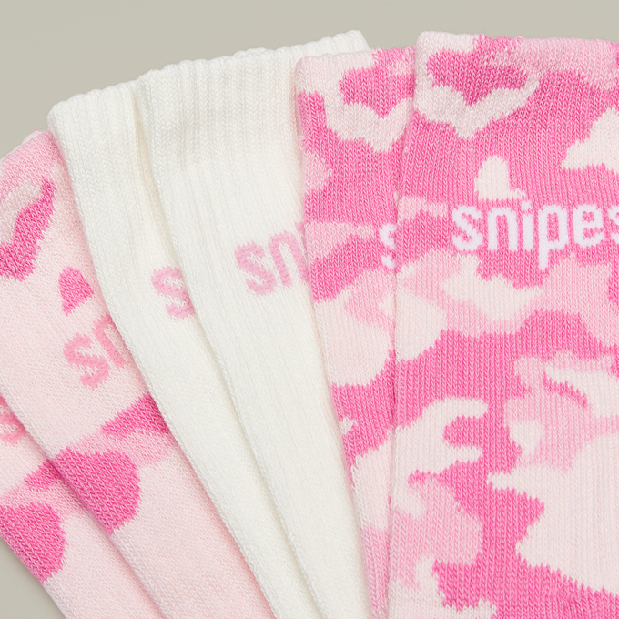SNIPES 3 PACK - Basic Logo Camou Crew Socks multicolor 33178 2