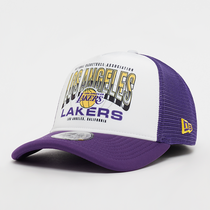 New Era A-Frame Trucker Team Colour NBA Los Angeles Lakers pourpre 33198 1
